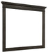 Blaire Farm Mirror in Saddle Brown Wood 1675-6 - U&U Home Budget Furniture (Carteret, NJ)