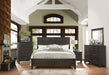 Blaire Farm Mirror in Saddle Brown Wood 1675-6 - U&U Home Budget Furniture (Carteret, NJ)