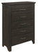 Blaire Farm Chest in Saddle Brown Wood 1675-9 - U&U Home Budget Furniture (Carteret, NJ)