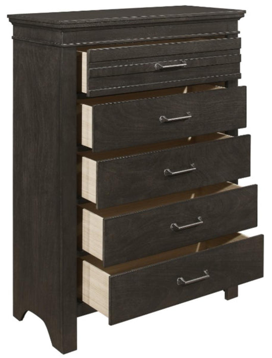 Blaire Farm Chest in Saddle Brown Wood 1675-9 - U&U Home Budget Furniture (Carteret, NJ)