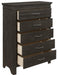 Blaire Farm Chest in Saddle Brown Wood 1675-9 - U&U Home Budget Furniture (Carteret, NJ)