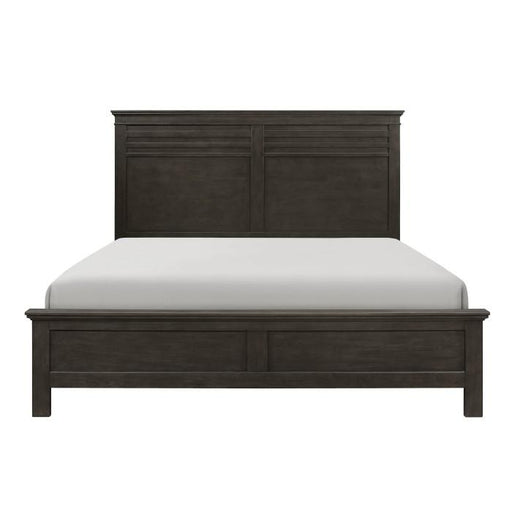 Blaire Farm Full Panel Bed in Saddle Brown Wood 1675F-1* - U&U Home Budget Furniture (Carteret, NJ)