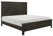 Blaire Farm Queen Panel Bed in Saddle Brown Wood 1675-1* - U&U Home Budget Furniture (Carteret, NJ)