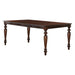 Creswell Dining Table in Dark Cherry 5056-78 - U&U Home Budget Furniture (Carteret, NJ)