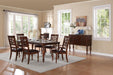 Creswell Arm Chair in Dark Cherry (Set of 2) - U&U Home Budget Furniture (Carteret, NJ)