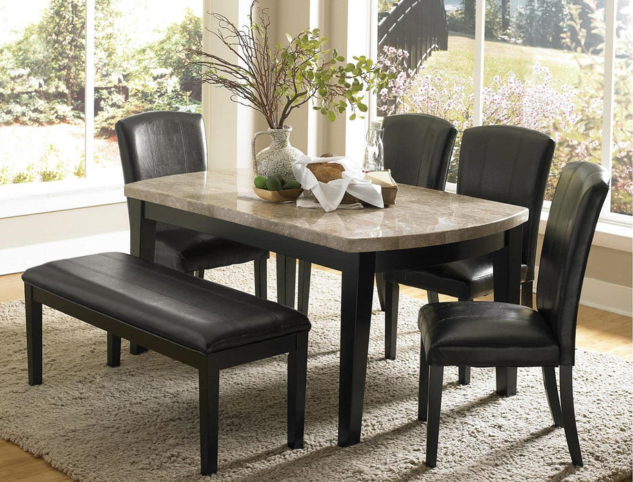 Cristo 49" Bench in Dark Espresso 5070-13 - U&U Home Budget Furniture (Carteret, NJ)