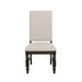 Yates Side Chair in Dark Oak (Set of 2) - U&U Home Budget Furniture (Carteret, NJ)