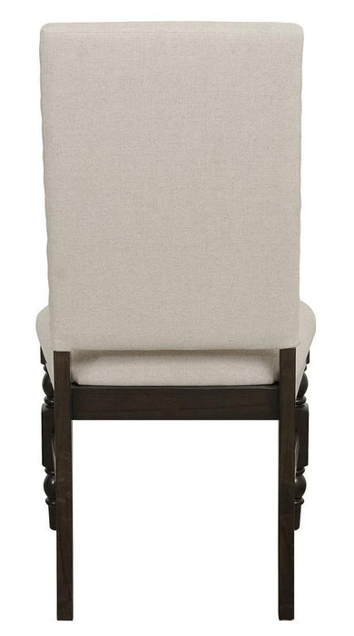 Yates Side Chair in Dark Oak (Set of 2) - U&U Home Budget Furniture (Carteret, NJ)