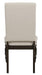 Yates Side Chair in Dark Oak (Set of 2) - U&U Home Budget Furniture (Carteret, NJ)