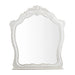 Cinderella Mirror in Antique White with Grey Rub-Through - U&U Home Budget Furniture (Carteret, NJ)