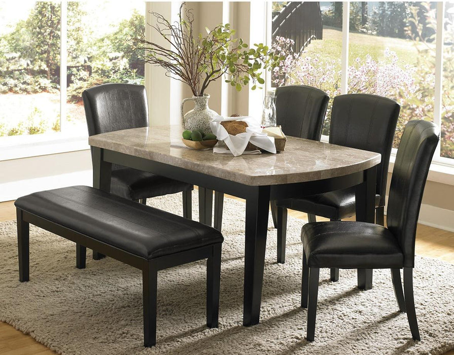 Cristo Side Chair in Dark Espresso (Set of 2) - U&U Home Budget Furniture (Carteret, NJ)