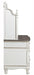 Cinderella Writing Desk in Antique White with Grey Rub-Through - U&U Home Budget Furniture (Carteret, NJ)