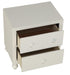 Wellsummer 2 Drawer Nightstand in Gray 1803GY-4 - U&U Home Budget Furniture (Carteret, NJ)