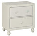 Wellsummer 2 Drawer Nightstand in White 1803W-4 - U&U Home Budget Furniture (Carteret, NJ)
