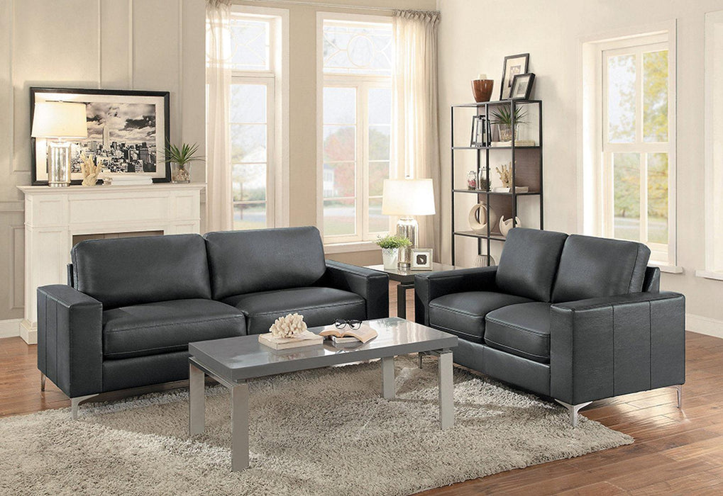 Iniko Sofa in Gray 8203GY-3 - U&U Home Budget Furniture (Carteret, NJ)