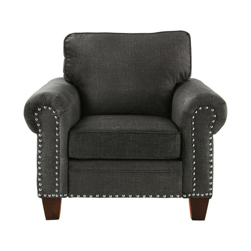 Cornelia Chair in Dark Gray 8216DG-1 - U&U Home Budget Furniture (Carteret, NJ)