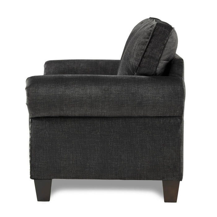 Cornelia Chair in Dark Gray 8216DG-1 - U&U Home Budget Furniture (Carteret, NJ)