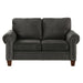 Cornelia Loveseat in Dark Gray 8216DG-2 - U&U Home Budget Furniture (Carteret, NJ)