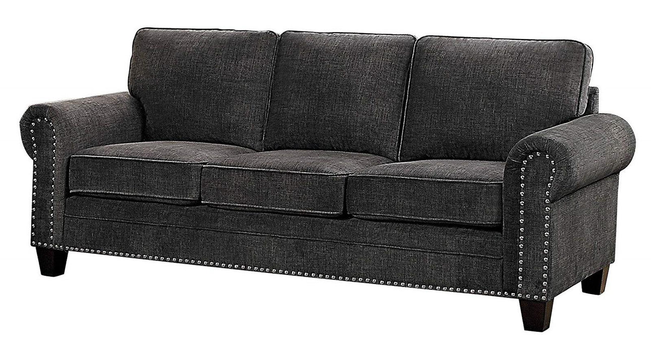 Cornelia Sofa in Dark Gray 8216DG-3 - U&U Home Budget Furniture (Carteret, NJ)