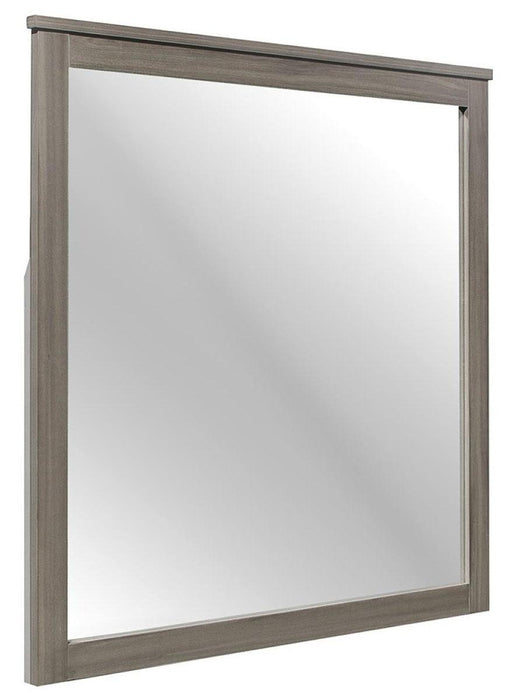 Waldorf Mirror in Dark Gray 1902-6 - U&U Home Budget Furniture (Carteret, NJ)