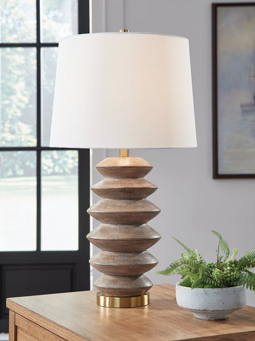 Jyllyard Table Lamp - U&U Home Budget Furniture (Carteret, NJ)
