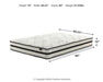 Chime 10 Inch Hybrid Mattress in a Box - U&U Home Budget Furniture (Carteret, NJ)