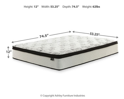Chime 12 Inch Hybrid Mattress in a Box - U&U Home Budget Furniture (Carteret, NJ)