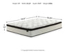 Chime 12 Inch Hybrid Mattress in a Box - U&U Home Budget Furniture (Carteret, NJ)