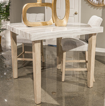 Larawyn Counter Height Dining Table - U&U Home Budget Furniture (Carteret, NJ)