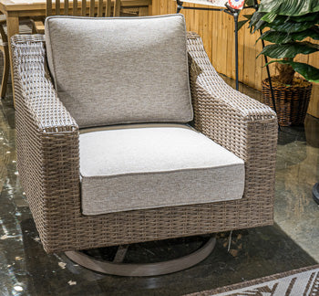 Laguna Heights Swivel Lounge with Cushion - U&U Home Budget Furniture (Carteret, NJ)