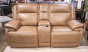 Glencroft Power Reclining Loveseat with Console - U&U Home Budget Furniture (Carteret, NJ)