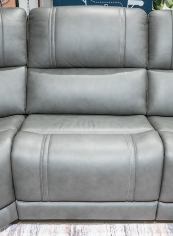 5Z - Pittson Power Reclining Sectional - U&U Home Budget Furniture (Carteret, NJ)