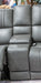 5Z - Pittson Power Reclining Sectional Loveseat with Console - U&U Home Budget Furniture (Carteret, NJ)
