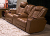Gruaro Power Reclining Loveseat with Console - U&U Home Budget Furniture (Carteret, NJ)