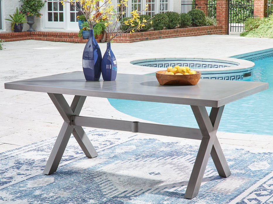 Half Moon Beach Outdoor Dining Table - U&U Home Budget Furniture (Carteret, NJ)
