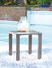 Half Moon Beach Outdoor End Table - U&U Home Budget Furniture (Carteret, NJ)