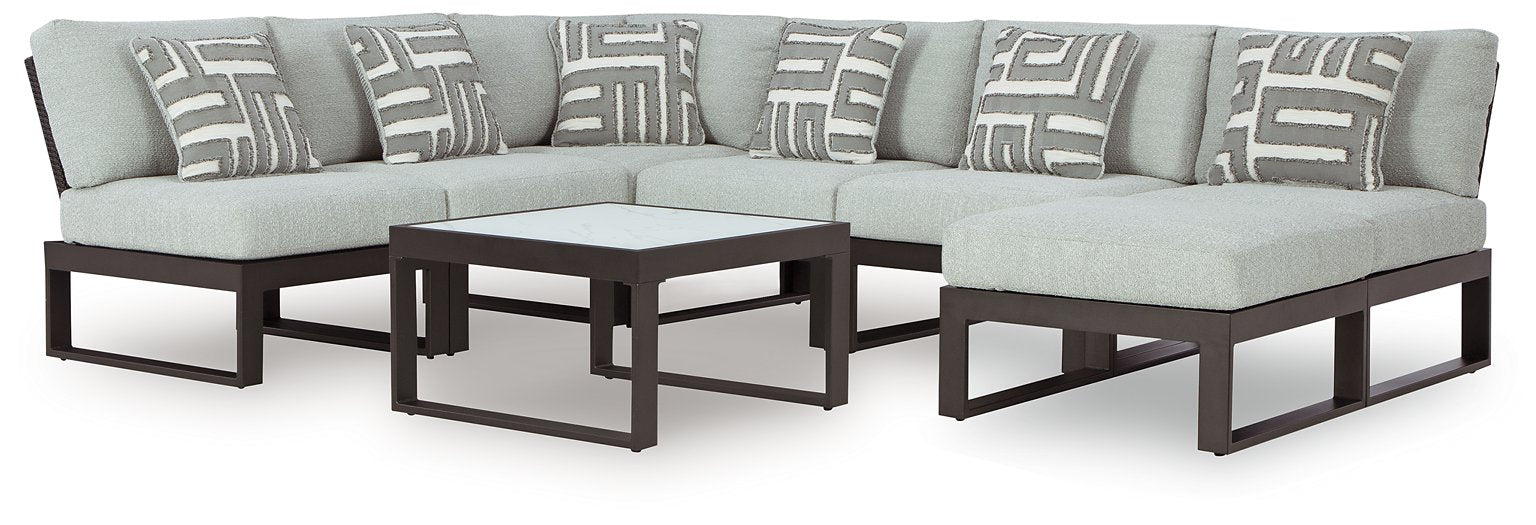 Beachloft Outdoor Seating Set - U&U Home Budget Furniture (Carteret, NJ)