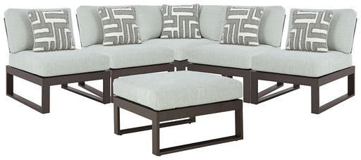 Beachloft Outdoor Seating Set - U&U Home Budget Furniture (Carteret, NJ)