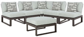 Beachloft Outdoor Seating Set - U&U Home Budget Furniture (Carteret, NJ)