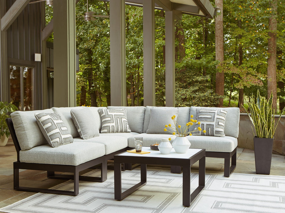 Beachloft Outdoor Sectional - U&U Home Budget Furniture (Carteret, NJ)