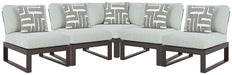 Beachloft Outdoor Seating Set - U&U Home Budget Furniture (Carteret, NJ)