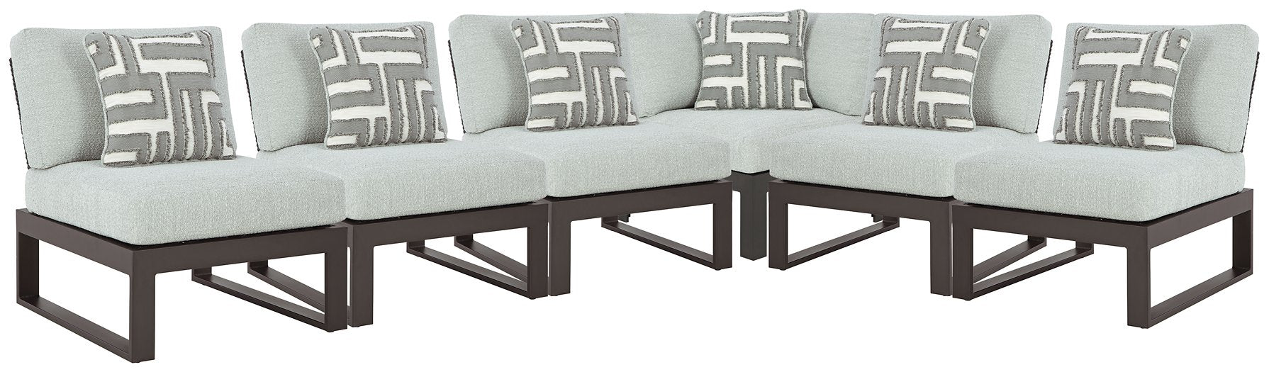 Beachloft Outdoor Seating Set - U&U Home Budget Furniture (Carteret, NJ)