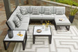 Beachloft Outdoor Seating Set - U&U Home Budget Furniture (Carteret, NJ)
