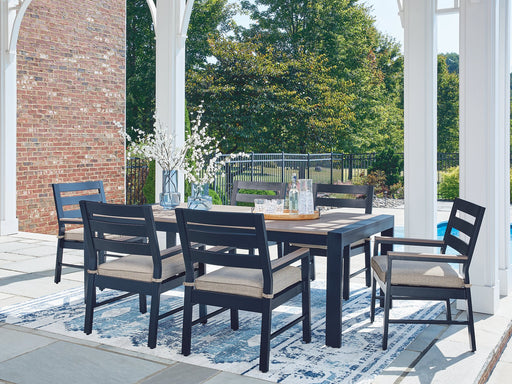 East Beach Outdoor Dining Set - U&U Home Budget Furniture (Carteret, NJ)