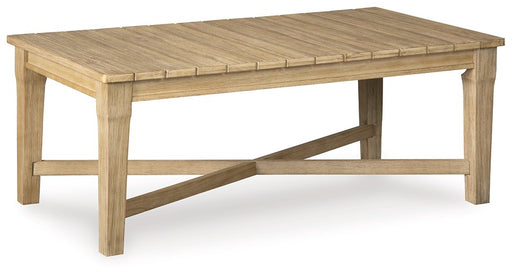 Carter Hall Outdoor Coffee Table - U&U Home Budget Furniture (Carteret, NJ)