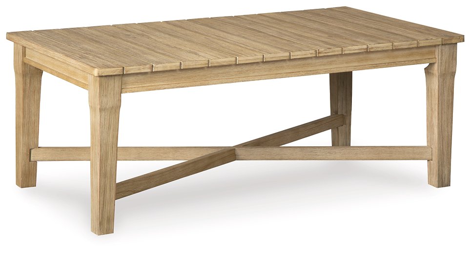 Carter Hall Outdoor Coffee Table - U&U Home Budget Furniture (Carteret, NJ)