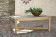 Carter Hall Outdoor Coffee Table - U&U Home Budget Furniture (Carteret, NJ)