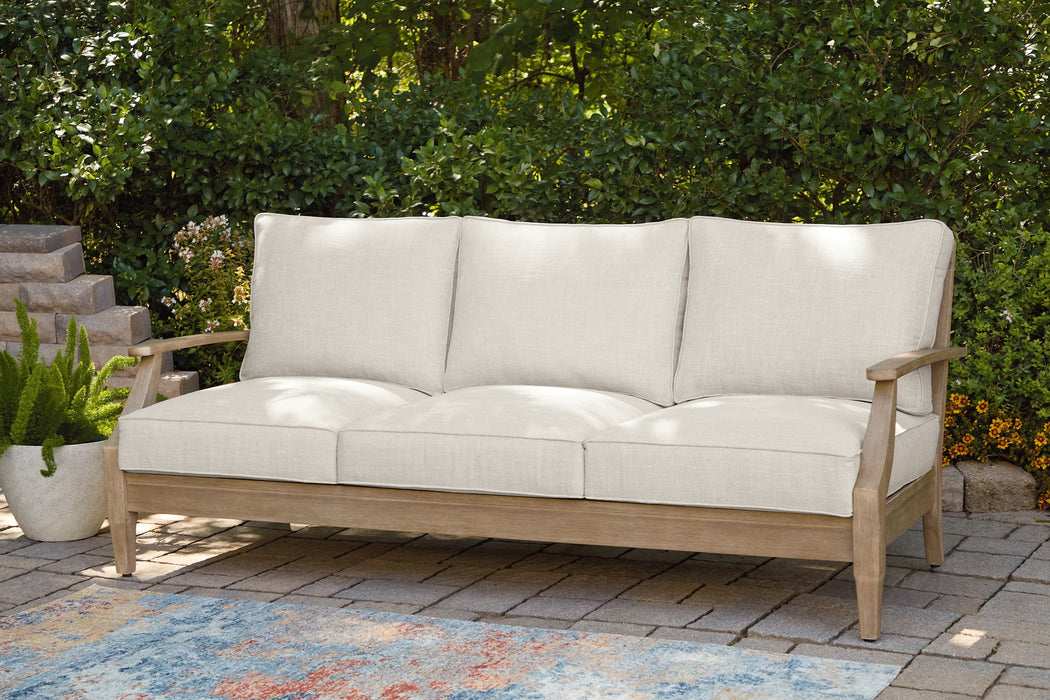 Carter Hall Outdoor Sofa with Cushion - U&U Home Budget Furniture (Carteret, NJ)