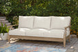 Carter Hall Outdoor Sofa with Cushion - U&U Home Budget Furniture (Carteret, NJ)
