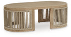 Serena Shores Outdoor Coffee Table - U&U Home Budget Furniture (Carteret, NJ)